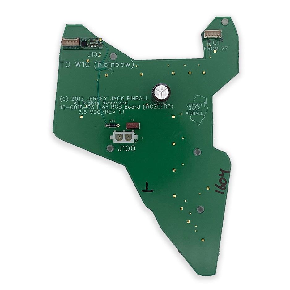 15-000018-03_modified Wizard of Oz Lion 7.5v RGB LED Lamp Board